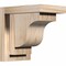 Ekena Millwork Newport Smooth Corbel w/Backplate, Douglas Fir, 5 1/2"W x 8"D x 8"H COR06X08X08NEW01SDF - alternate 1